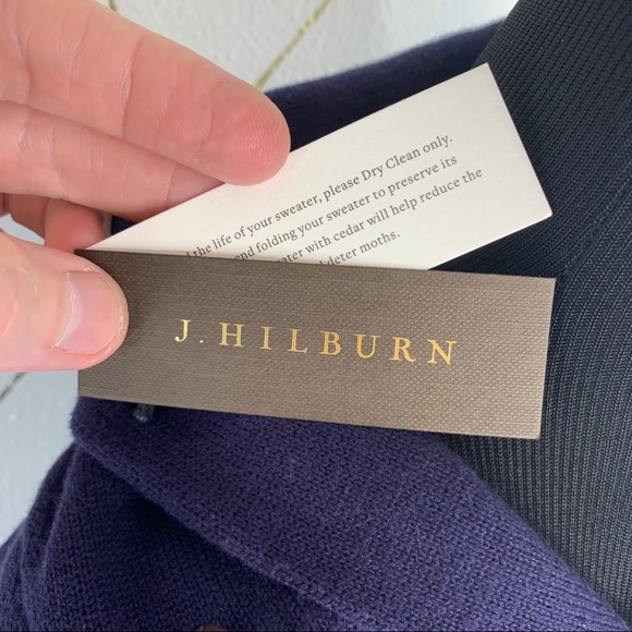 J. Hilburn Cashmere Blend Long Sleeve Sweater M - Picture 11 of 12